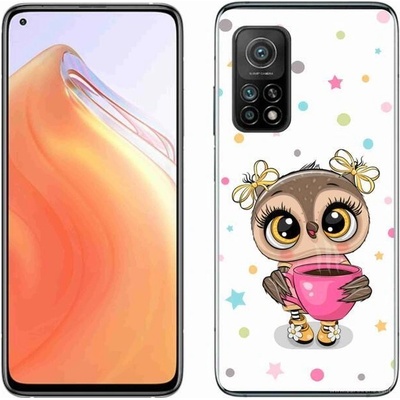 Pouzdro mmCase Gelové Xiaomi Mi 10T 5G - kreslená sovička