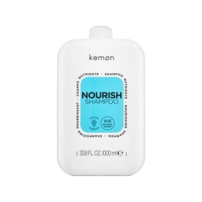 Kemon Nourish Shampoo подхранващ шампоан за суха и увредена коса 1000 ml