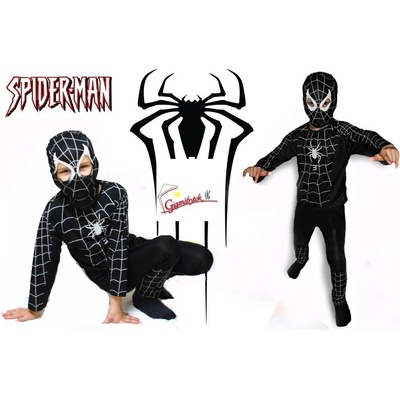 Spiderman čierny