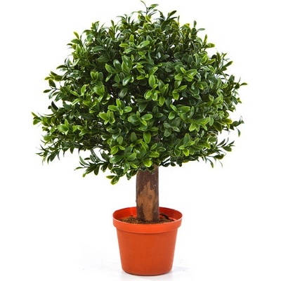 Luxusní umělý strom 25 CM BUKSUS KOULE, 35 cm