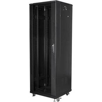 Lanberg rack cabinet 19" free-standing 37U / 600x600 self-assembly flat pack, black (FF01-6637-12B)