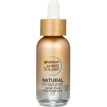 Garnier Ambre Solaire Natural Bronzer samoopaľovacie kvapky na tvár, 30 ml