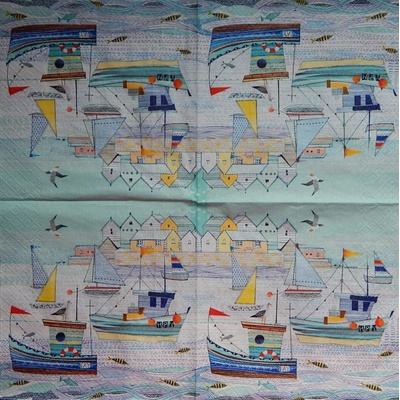 Home fashion obrúsky Lodě 33x33cm