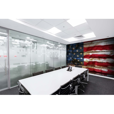 DIMEX ART Самозалепваща се флизелинова фототапета табло с американско знаме 375 x 250 см