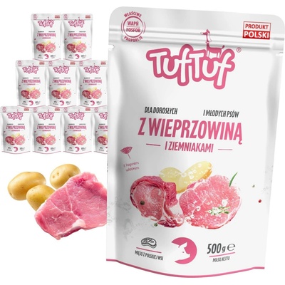 Tuf Tuf mleté vepřové s bramborami 10 x 500 g