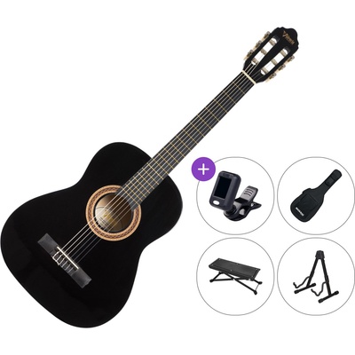 Valencia VC103 SET Black Класическа китара с размер 3/4