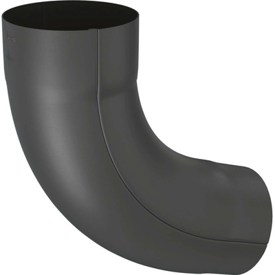 Zambelli Koleno 72° 100 mm falcované RAL 9005 Černa