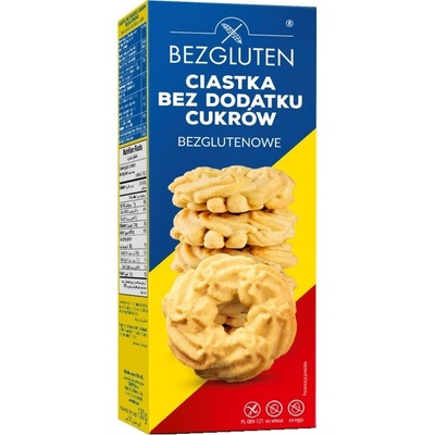 Bezgluten Bezlepkové sušienky bez pridaného cukru 130 g