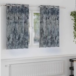 Pure Line Home Кадифени завеси в цвят сив с метални халки, 2 бр. , 140 x 140 см