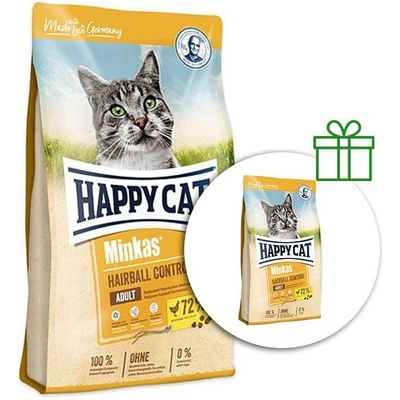 Happy Cat Minkas Hairball Control 1, 5 kg 1+1 БЕЗПЛАТНО