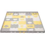 KinderKraft LUNO SHAPES мек пъзел жълт KPLUSH00YEL (KPLUSH00YEL) - xmall
