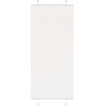 vidaXL Плисирана щора Бяла 85x200 cm Ширина на плата 84, 4 cm Полиестер (4015514)
