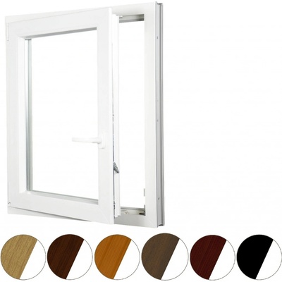 ALUPLAST Plastové okno jednokřídlo bílé 60x100 – Hledejceny.cz