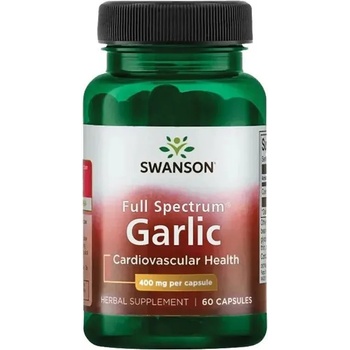 Swanson Full Spectrum Garlic, 400 mg, 60 капсули, Swanson (SW1263)