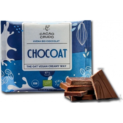 Cacao Crudo Raw Ovesná hořká čokoláda Bio 30 g
