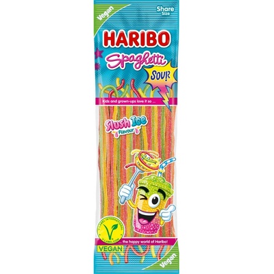 Haribo Spaghetti Slush Ice sour vegan 200 g