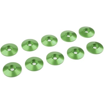 Revtec Подложка за половина. глава M3/15mm алуминий зелена (10)