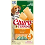 Inaba Foods Dog Churu Terrine - Лакомство за кучета, фин крем с Пиле, 4 броя х 30 грама, Япония EUD531