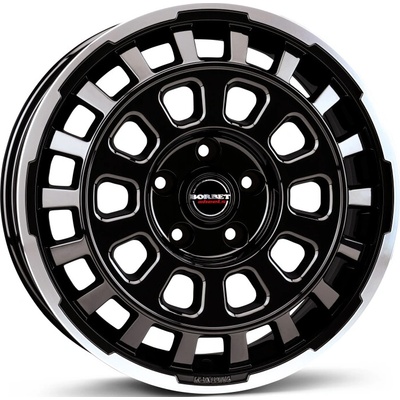 Borbet CW7 7,5x18 5x118 ET53 black rim polished gloss