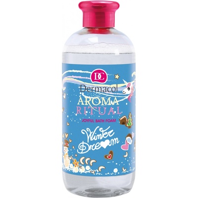 Dermacol Aroma Ritual Winter Dream Joyful s vůní vanilky a kokosu jemná pěna do koupele 500 ml