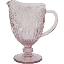Chic Antique Růžový skleněný džbán se vzorem Saint-Émilion 1000 ml