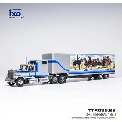 IXO GMC General 1980 Šedá/Modrá 1:43