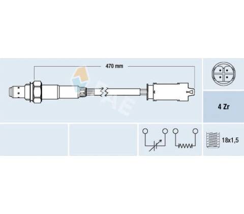 Lambda sonda FAE 77326