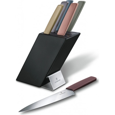 Victorinox Swiss Modern blok s farebnými nožmi 6.7186.66