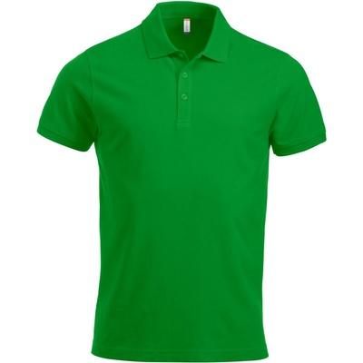 Clique polokošile Classic Lincoln S/S těžká bavlna krátký rukáv pánská COT67824409300-apple green