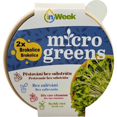 InGreen INWEEK Microgreens set 2+2 Brokolica 40 g