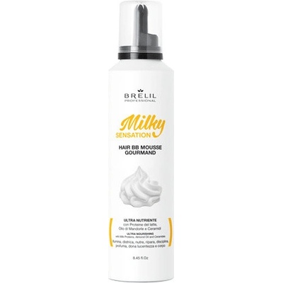Brelil Numéro BB Milky Mousse hydratačná pena pre nepoddajné a krepovité vlasy 250 ml