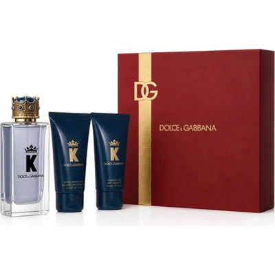 Dolce & Gabbana K By Dolce & Gabbana EDT 100 ml + sprchový gél 50 ml + balzám po holení 50 ml darčeková sada