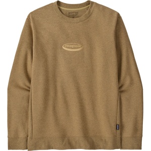 Patagonia Мъжки пуловер Patagonia 95 Oval Logo Uprisal Crew Sweatshirt Jumper - Bobcat Brown - размер XXL (017-4322-0216)