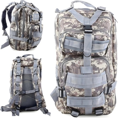 HARAHU Тактически ранец 30l - Сив / Кафяв kp39143