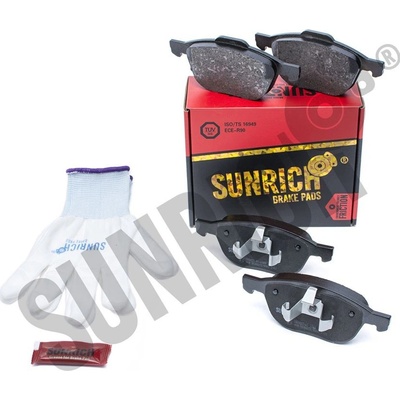 SUNRICH Sada brzdových platničiek kotúčovej brzdy 0427