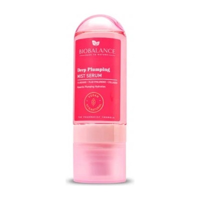 BIOBALANCE Deep Plumping, серум спрей за интензивна хидратация с ефект на обем, 80 ml