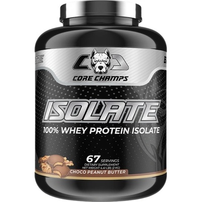 Core Champs 100% Whey Isolate [2000 грама] Шоколад с фъстъчено масло