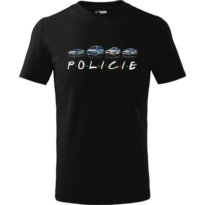 Impar tričko Policie dětskéčerná