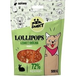 VetExpert Mr. Bandit LOLLIPOPS Rabbit - лакомство за кучета с деликатно заешко месо и лесно смилаеми патешки гърди, 500 гр - Полша