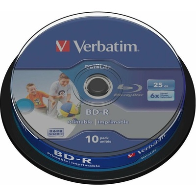 Verbatim BD-R SL 25GB 6x, spindle, 10ks (43804)