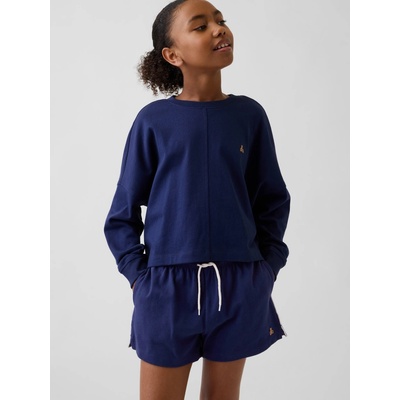 GAP dětské oversize tričko Heavyweight tmavě modrá