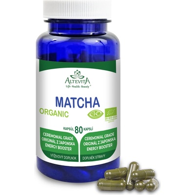 Altevita BIO MATCHA energy Booster 3x 80 kapsúl