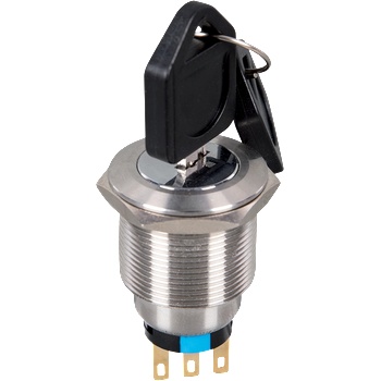 ELMARK ПРЕВКЛЮЧВАТЕЛ 3ПОЗ С КЛЮЧ 22y3 2no+2nc ip65 ЗЕЛЕН (401552)