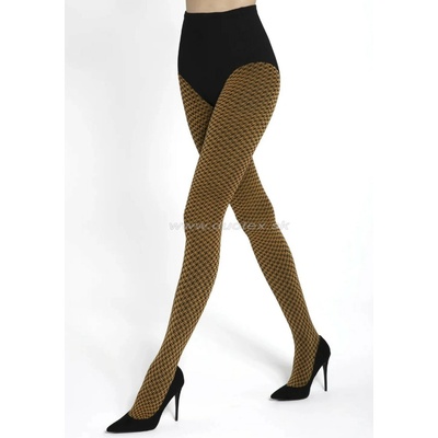 Gatta punčochové kalhoty Sassi 3D 50 vz.05 honey.nero