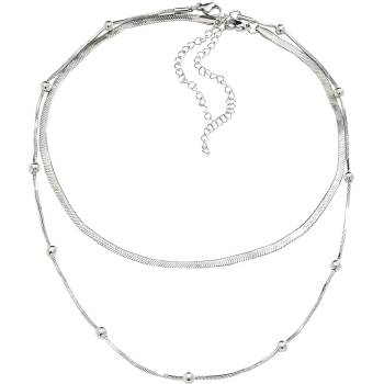 HARAHU Колие ro-28345 - Сребърен kp28345 (ro-28345)