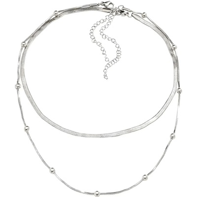 HARAHU Колие ro-28345 - Сребърен kp28345 (ro-28345)