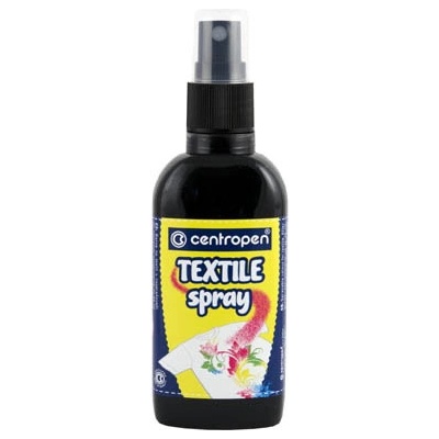 Centropen Barva na textil ve spreji 110 ml černá – Zboží Mobilmania