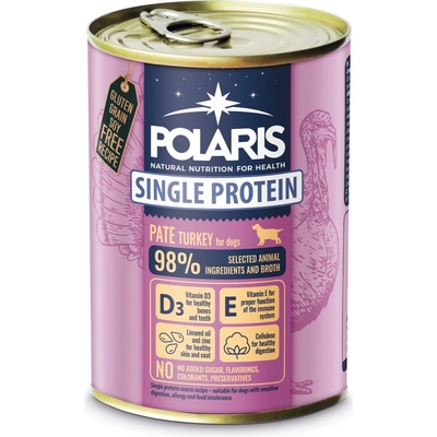 Polaris Single Protein Adult paté Krůtí 400 g