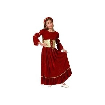 BigBuy Carnival Маскировъчен костюм за деца Средновековна царица Размер 5-6 години