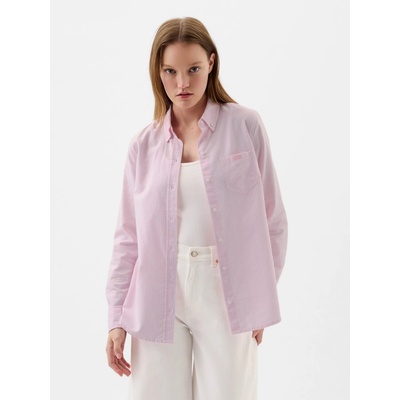 GAP Cotton Oxford Shirt Ladies šedá